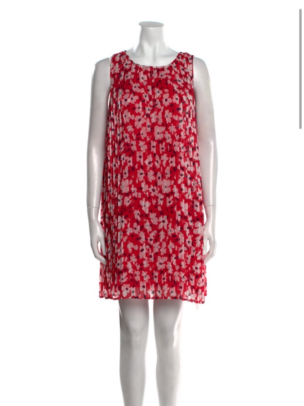 Joie silk red floral dress, size Small